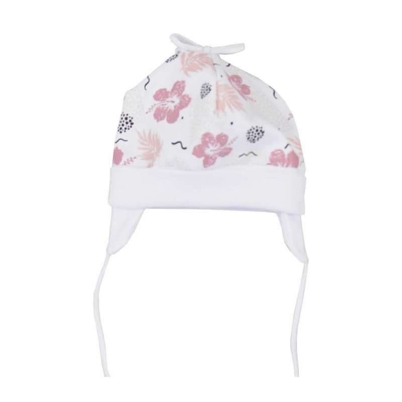 Bavlnená dojčenská čiapočka Koala Flowers, 56