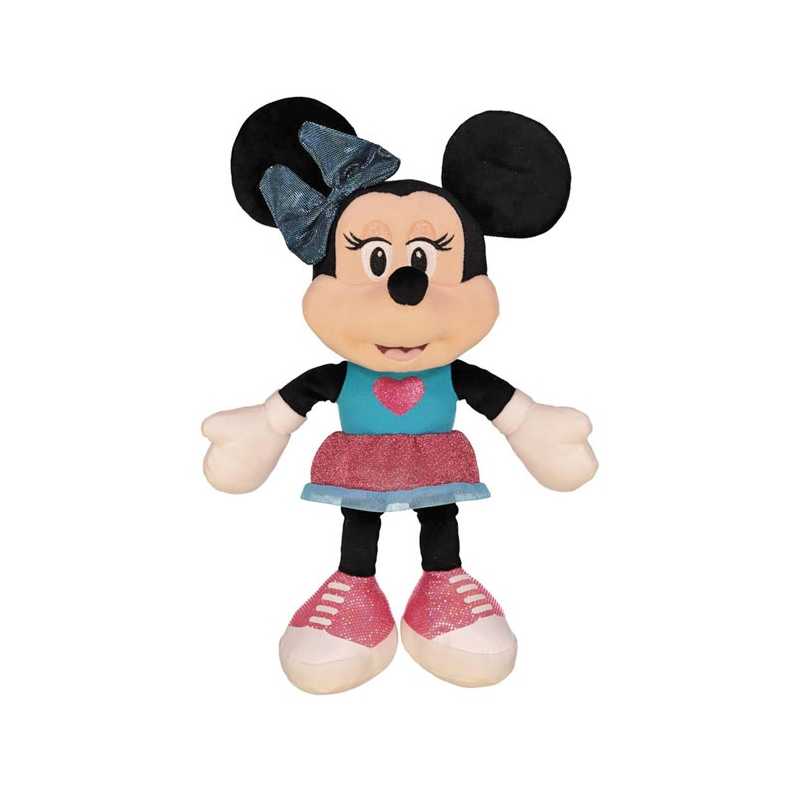 Plyšová Minnie v ružových šatách