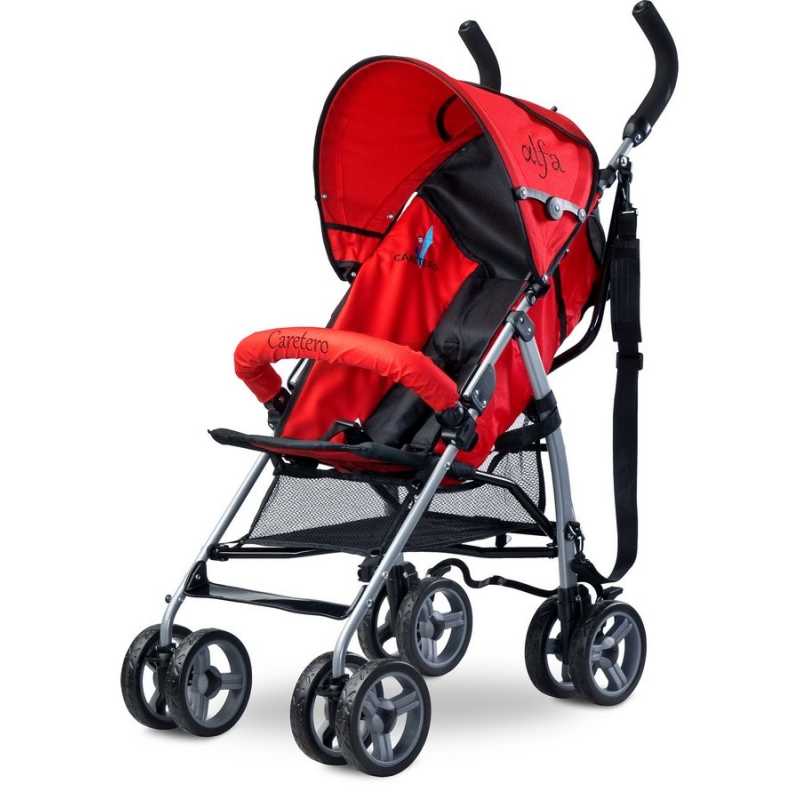 Golfový kočík CARETERO Alfa red 2016