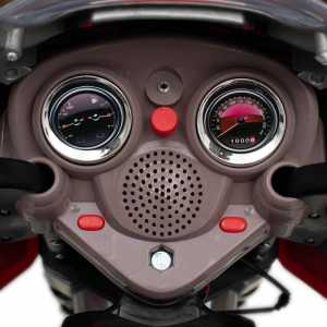 Dětská elektrická motorka Baby Mix RACER červeno-černá