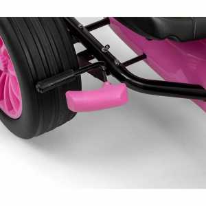 Detská šliapacia motokára Go-kart Milly Mally Rocket rúžová