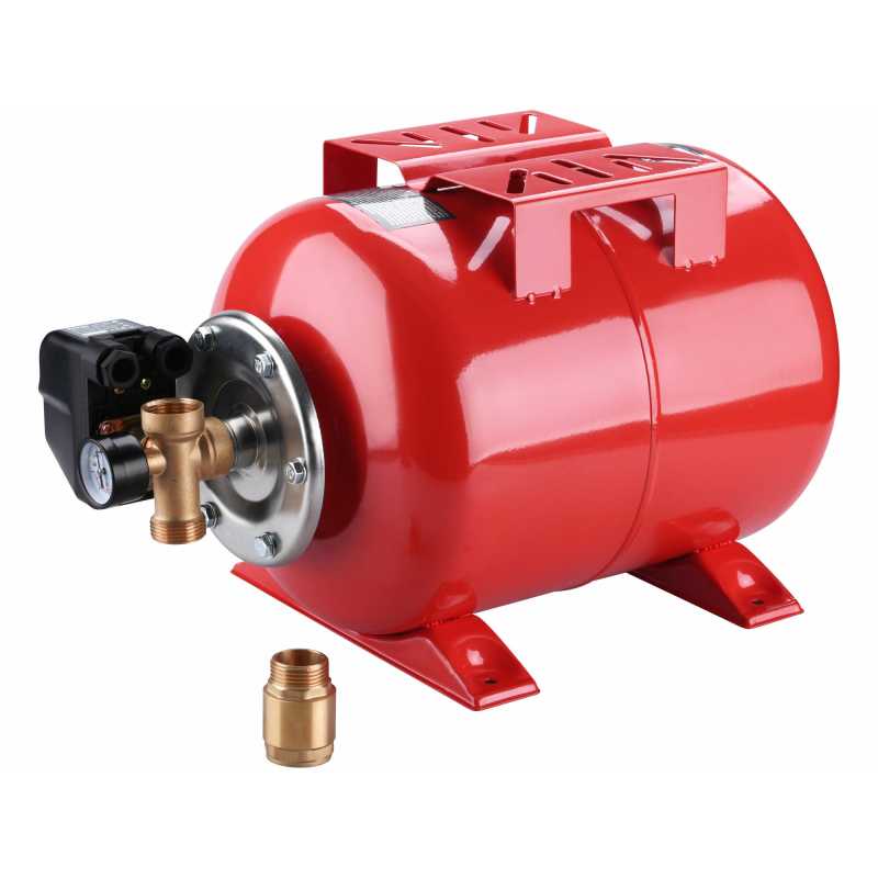 Tlaková nádrž so spínačom pre hlbinné čerpadlá, 24l, 4bar, EXTOL PREMIUM 8895150