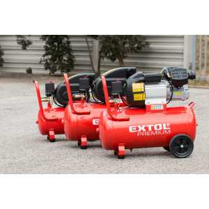 Kompresor olejový, 1,8kW, 50l, 8bar, EXTOL PREMIUM 8895315