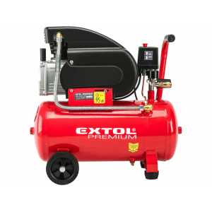 Kompresor olejový, 1,5kW, 24l, 8bar, EXTOL PREMIUM 8895310