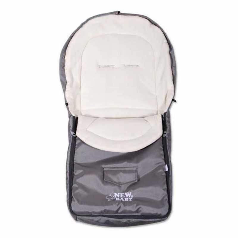 Zimný fusak New Baby Classic Fleece grey