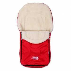 Zimní fusak New Baby Classic Wool red