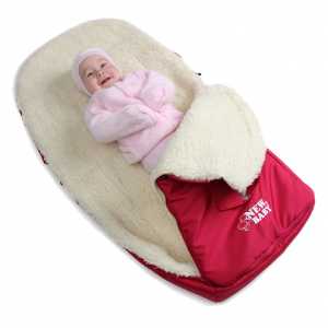 Zimní fusak New Baby Classic Wool red