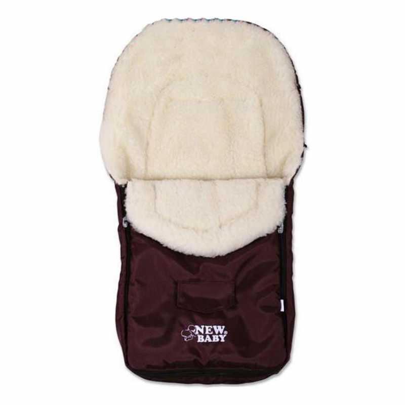 Zimní fusak New Baby Classic Wool bordó