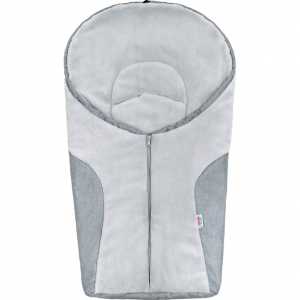 Luxusní zimní fusak New Baby Car light grey