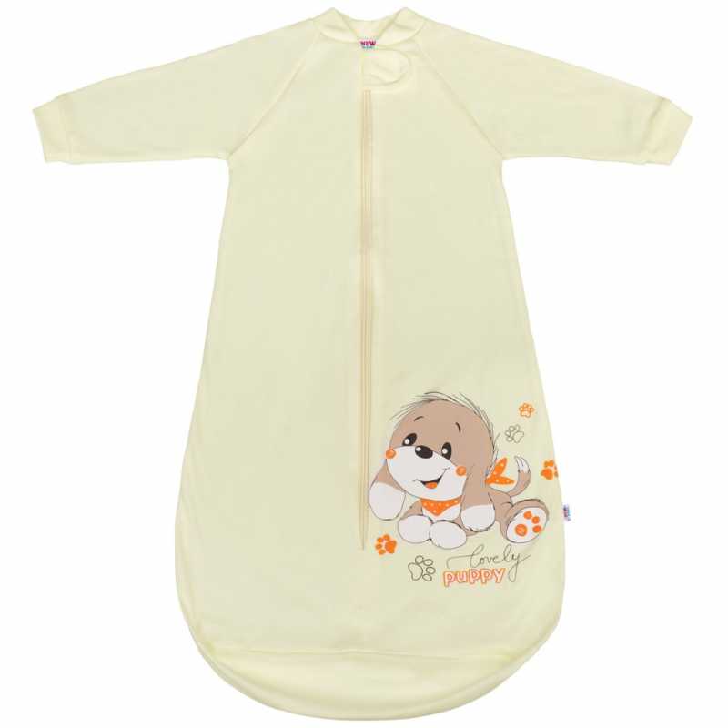 Dojčenský spací vak New Baby psík béžový, 80