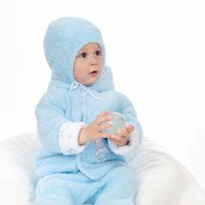 Zimní kombinézka New Baby Nice Bear modrá, 74