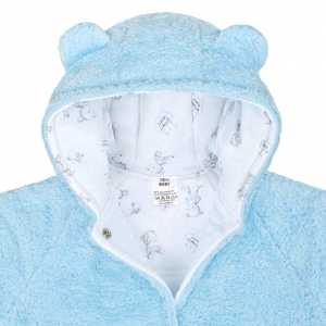 Zimný kabátik New Baby Nice Bear modrý, 56