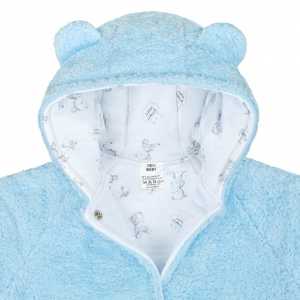 Zimný kabátik New Baby Nice Bear modrý, 80