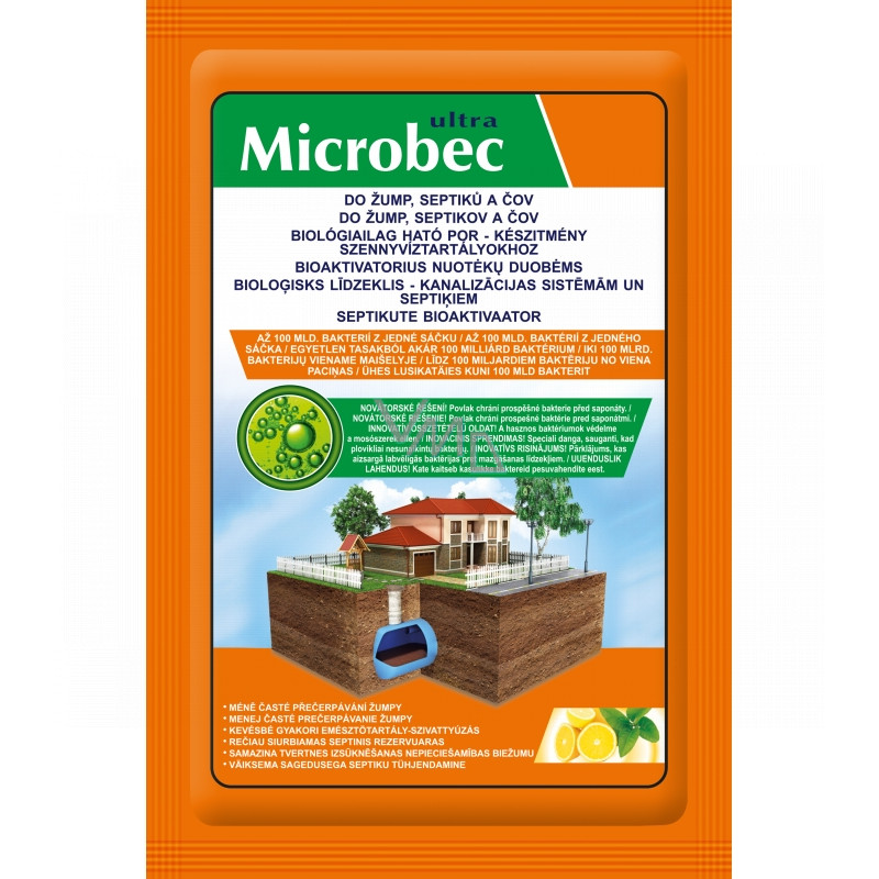 Bros - Microbec mikrobiologický prípravok k likvidácii obsahu septiku 25 g