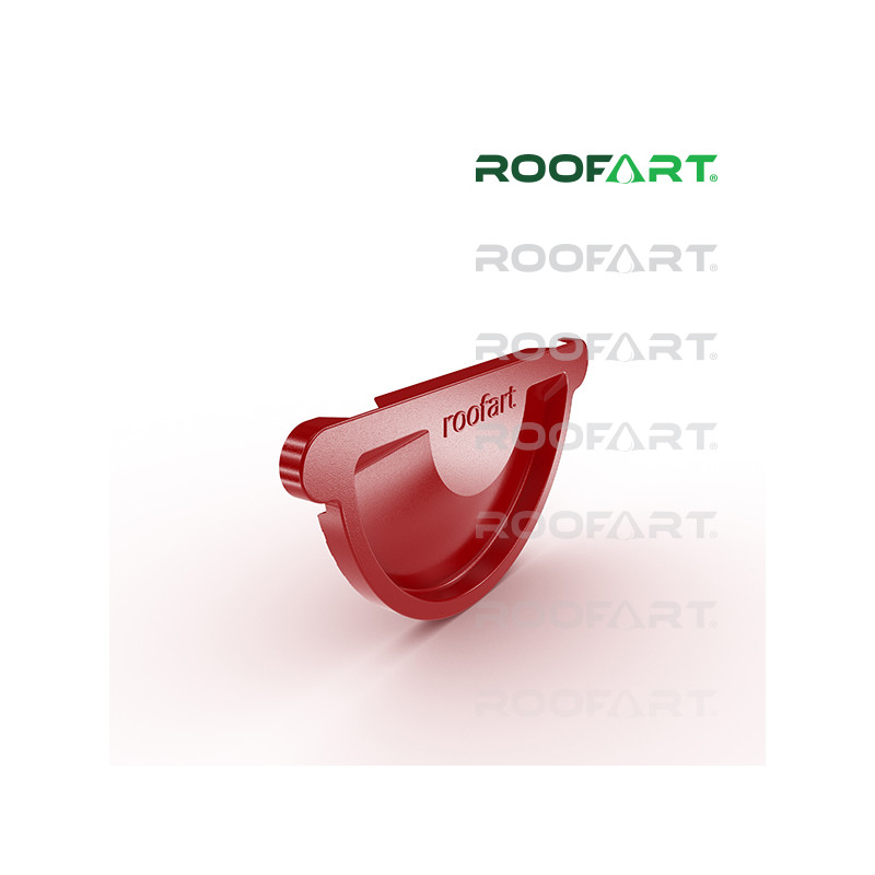 ROOFART Čelo univerzálne s tesnením CU 150mm - svetločervená (RAL 3011)