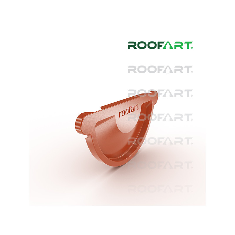 ROOFART Čelo univerzálne s tesnením CU 150mm - tehlová  (RAL 8004)