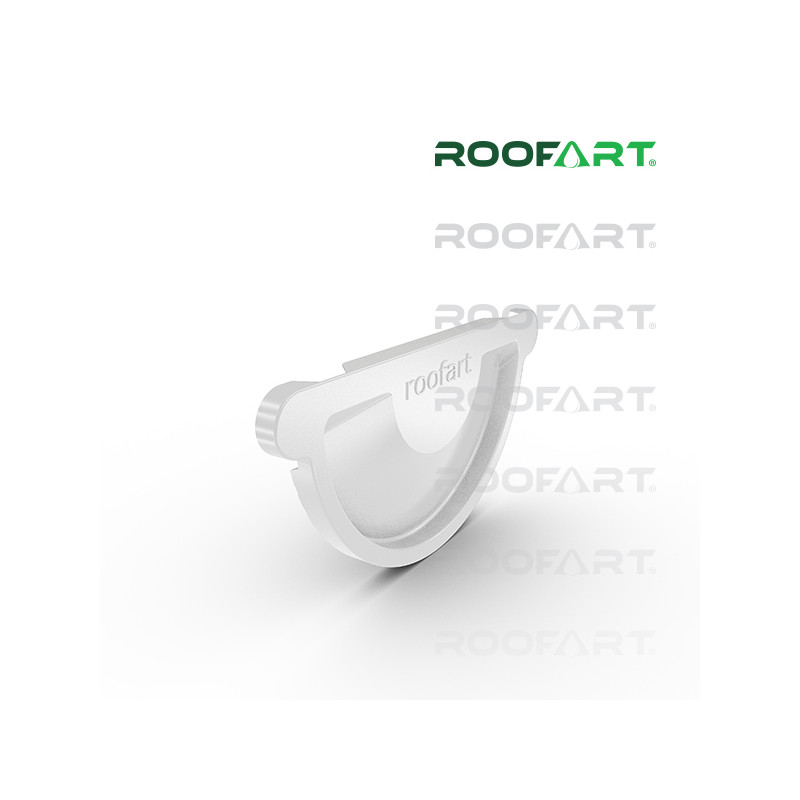 ROOFART Čelo univerzálne s tesnením CU 150mm - biela (RAL 9010)