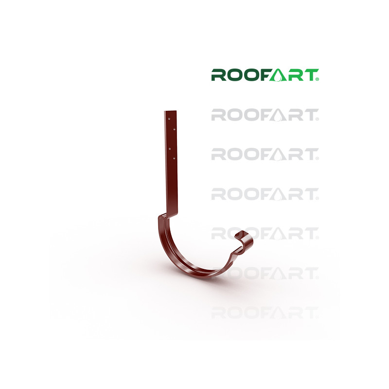 ROOFART Hák ocelový krokvový s plíškem 4-5mm CJP 150mm - višňová (RAL 3005)
