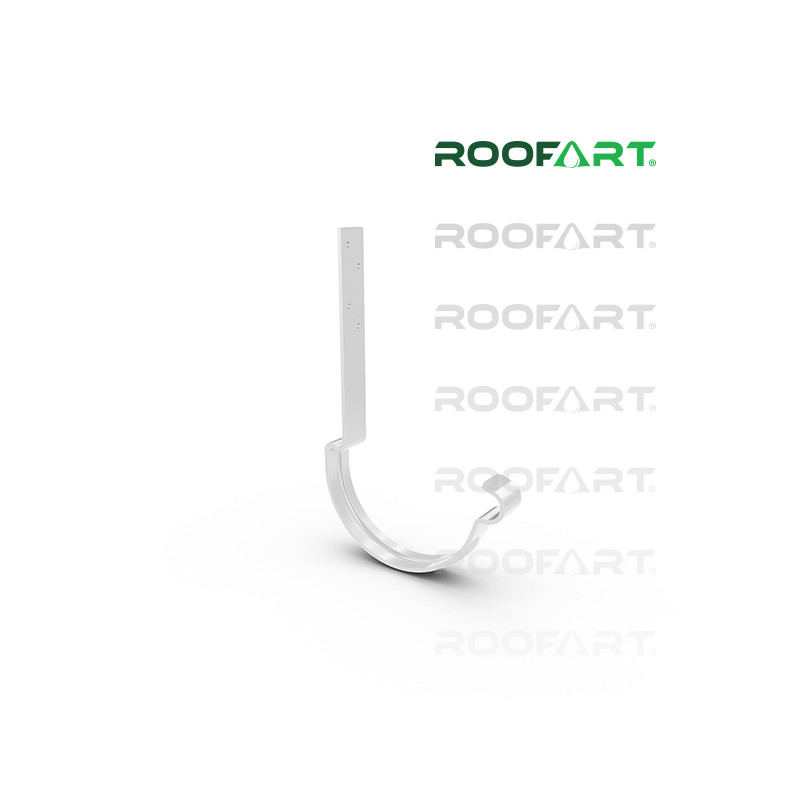 ROOFART Hák oceľový krokvový s plieškom 4-5mm CJP 150mm - biela  (RAL 9010)