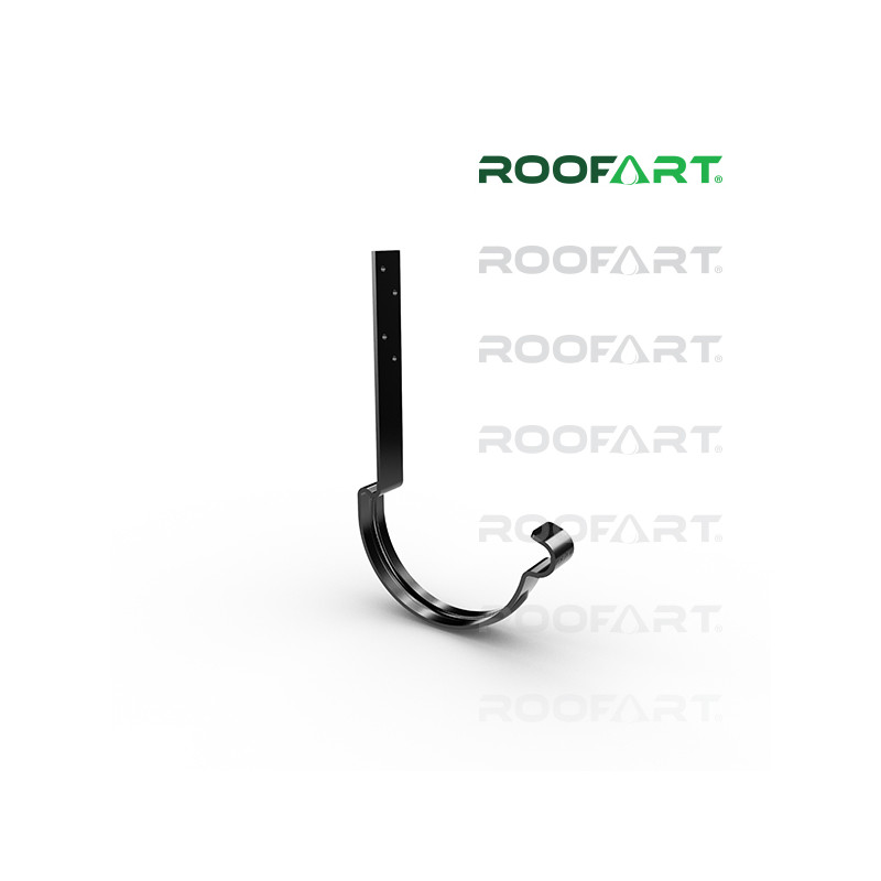 ROOFART Hák ocelový krokvový s plíškem 4-5mm CJP 150mm - černá (RAL 9005)
