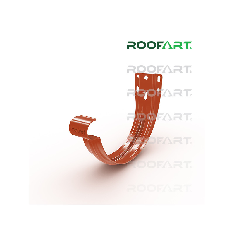 ROOFART Hák čelový s plieškom HC 150mm - tehlová (RAL 8004)