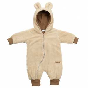 Luxusní dětský zimní overal New Baby Teddy bear béžový, 62