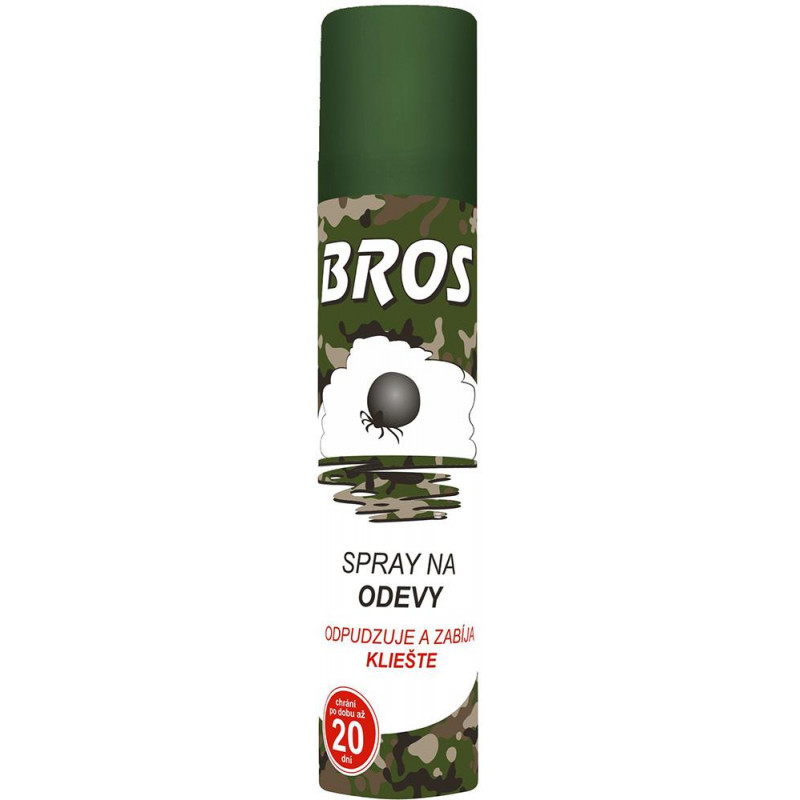 Bros repelent proti klíšťatům na oděvy