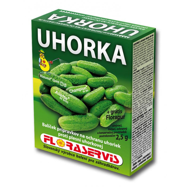 Uhorka sada - celoročná ochrana uhoriek proti plesni uhorkovej