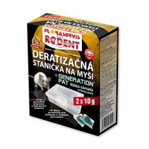 Deratizačná stanička na myši