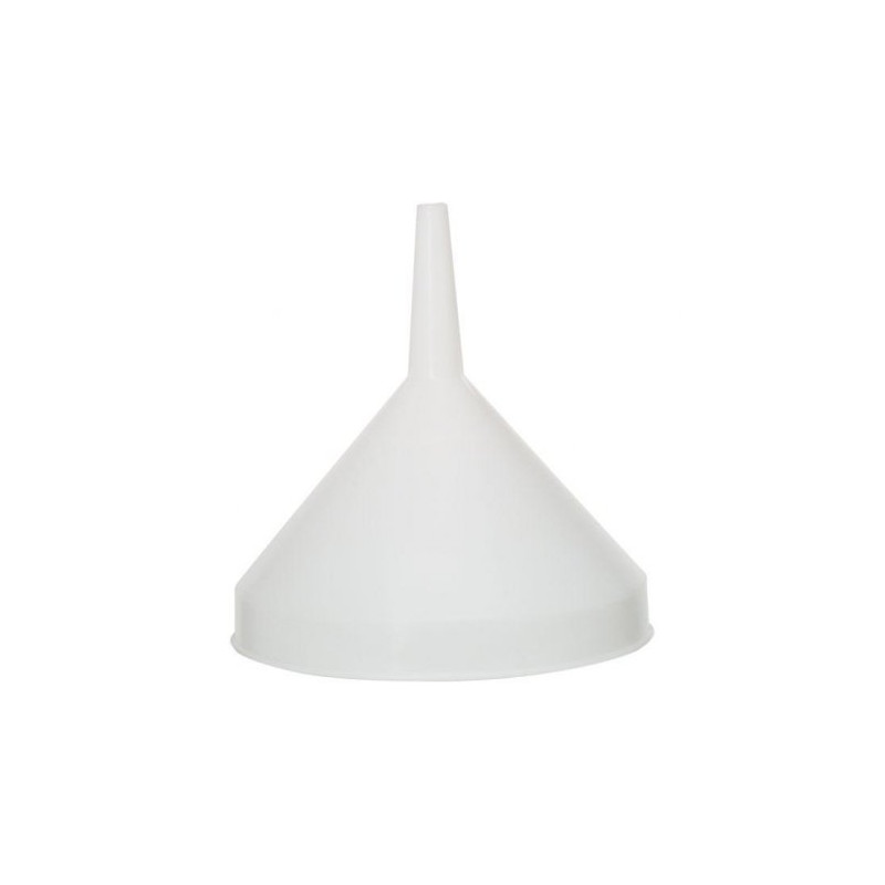 Lievik plastový biely, priemer 18 cm