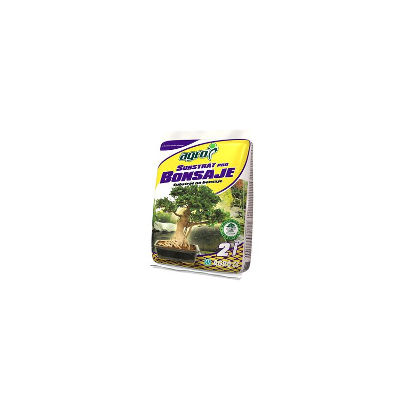 Substrát pre bonsaje 2 l AGRO