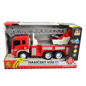 Hasičské auto, rebrík - svetlo, zvuk