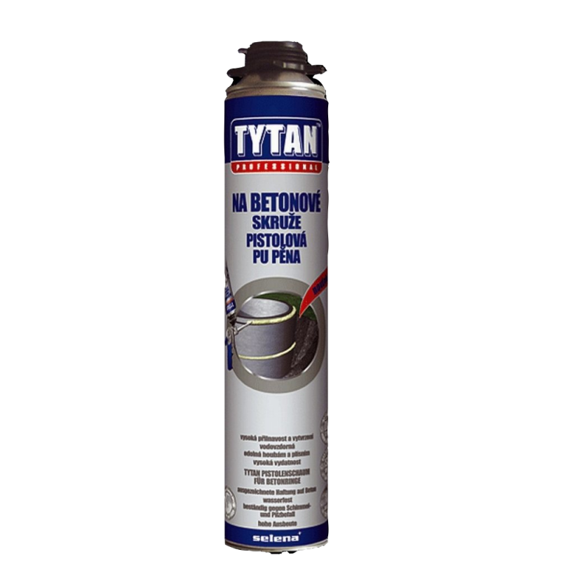 PU pena pištoľová studňová 750 ml, Tytan Professional