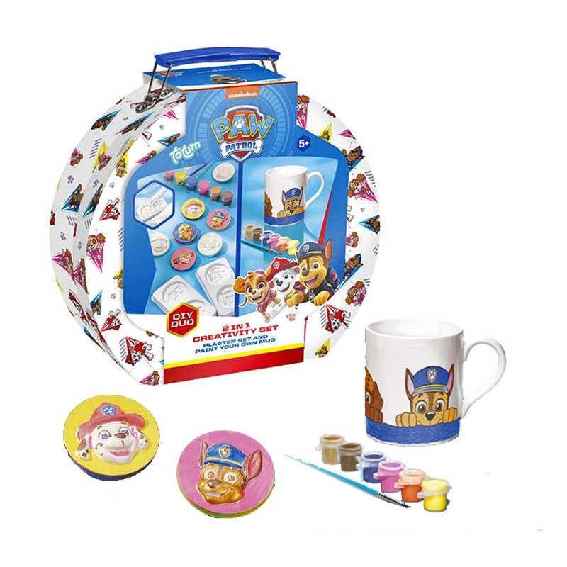 Tlapková patrola - Kreativní kufřík 2v1