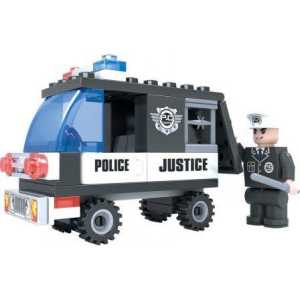 Stavebnice Policie Dodávka 58 částí