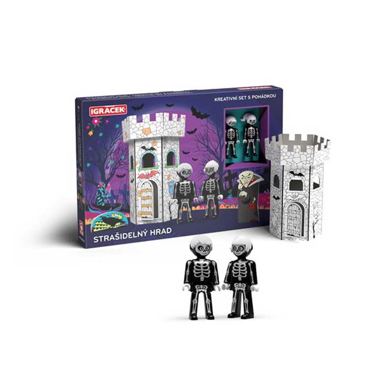 Igráček Strašidelný hrad - kreativní set s pohádkou
