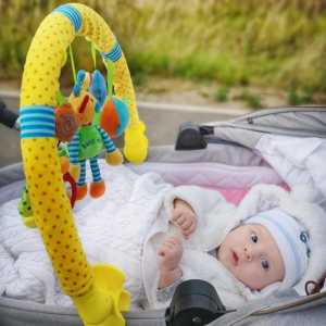 Barevná Hračka na kočárek, Baby Mix
