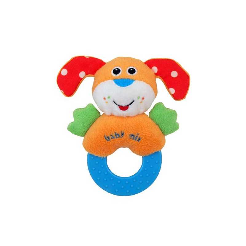Dětské plyšové chrastítko Baby Mix pejsek