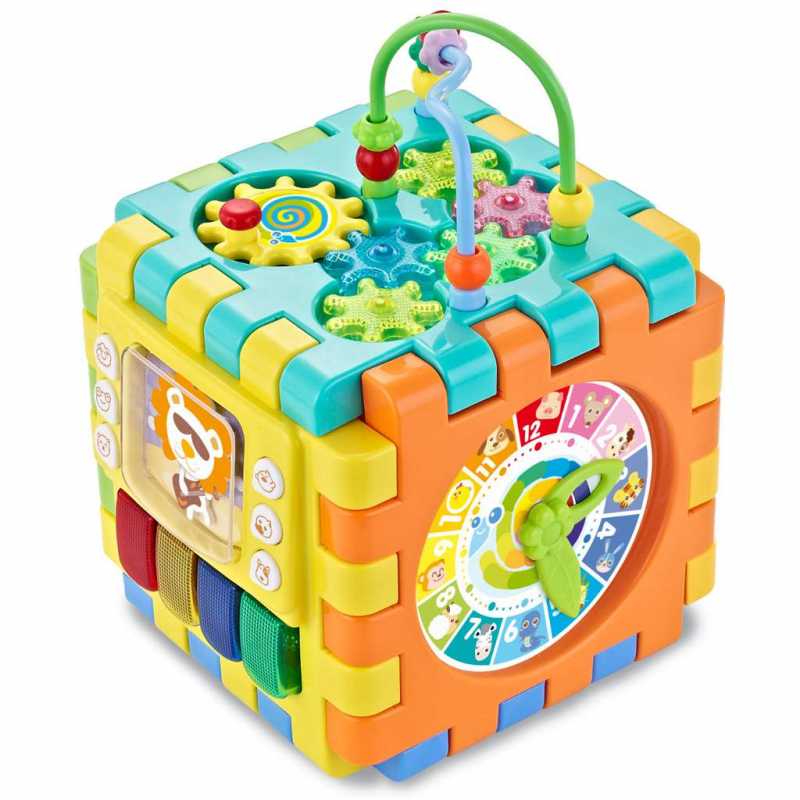 Interaktivní hrací kostka Baby Mix velká