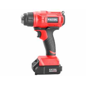 Pištoľ teplovzdušná aku Share20V, 1x2Ah, 550°C, EXTOL PREMIUM 8891866