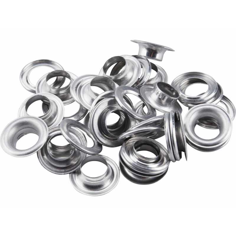 Oká hliníkové pre PE plachty 20ks EXTOL CRAFT 970198