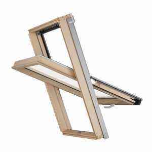 Strešné okno drevené Solid Pine 78x118 AAY B900/M6A, RoofLITE+