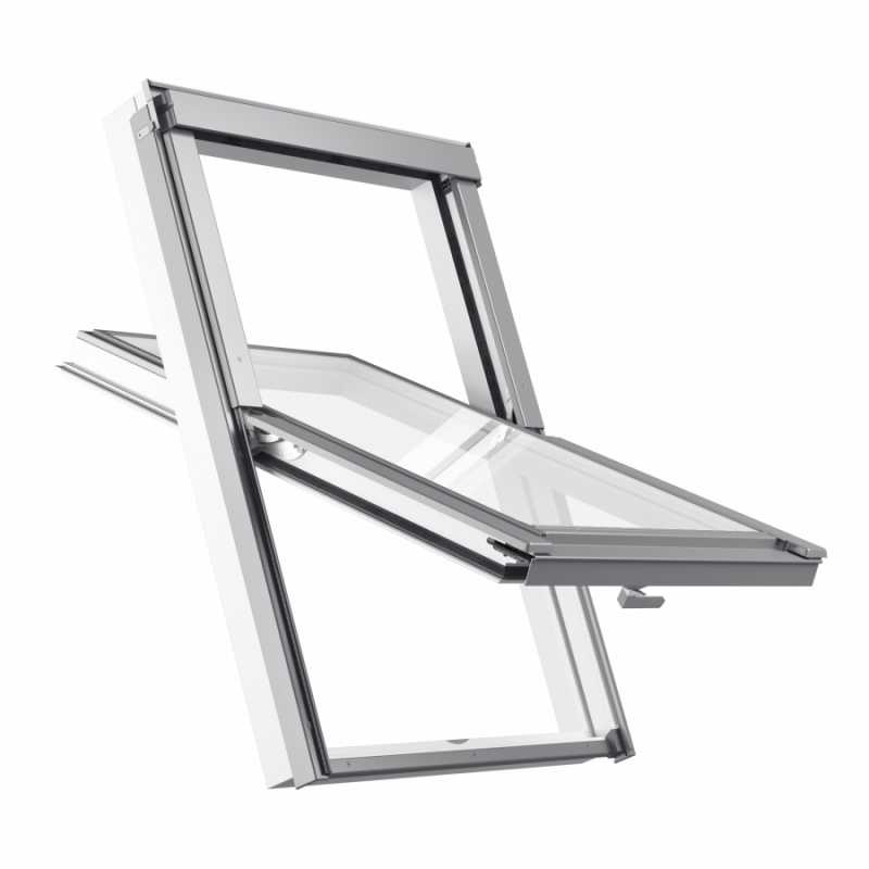 Strešné okno plastové Solid PVC 78x98 APY B900/M4A, RoofLITE+