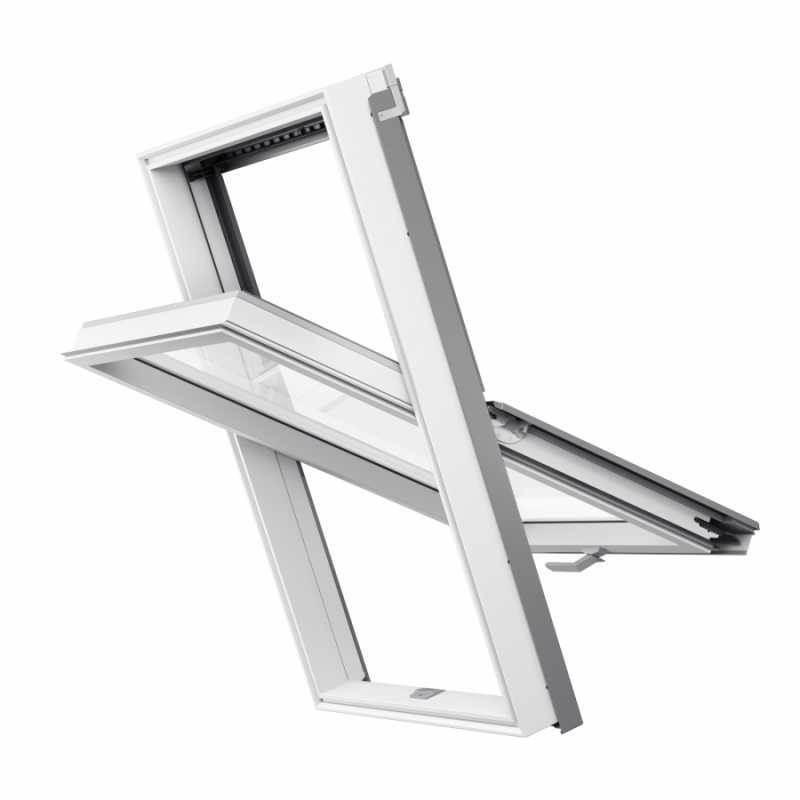 Strešné okno plastové TRIO PVC 55x78 APY B1500/C2A, RoofLITE+