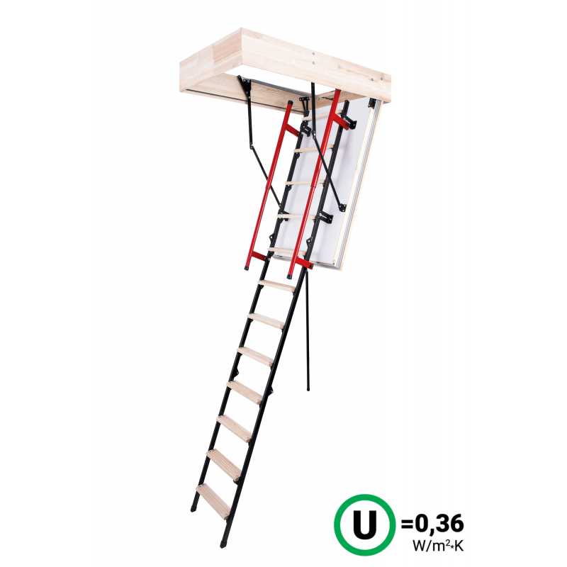 Podkrovné schody OMAN POLAR PLUS 120X70 H280 FSC TSS30304