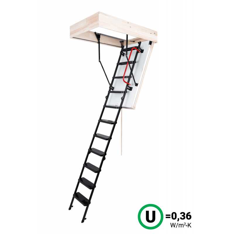 Podkrovné schody OMAN SOLID POLAR 120X70 H280 FSC TSS30098