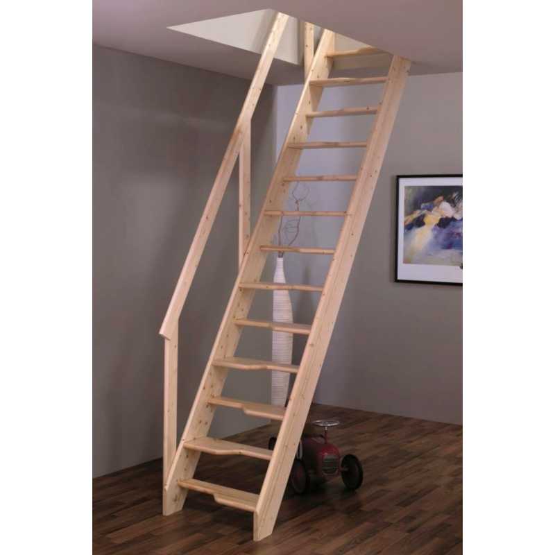 Mlynárske schody so zábradlím SOFTLINE 280x63