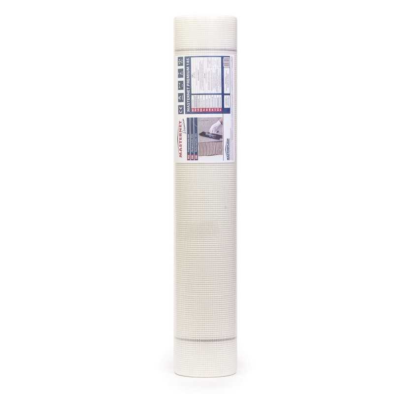 Sklovláknitá armovacia mriežka, 1x50m, 145 g/m², Masterplast