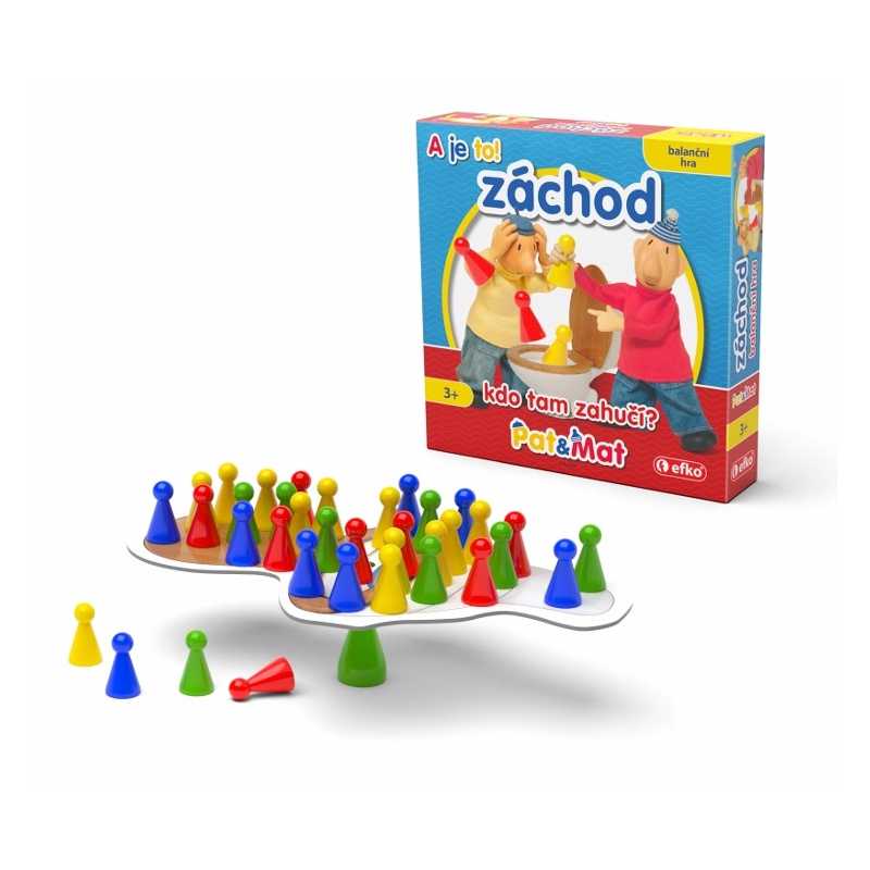 Pat a Mat záchod - balanční rodinná hra, Efko
