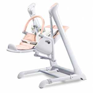 Detská jedálenská stolička 2v1 Caretero Indigo powder pink